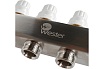 Коллектор нерж. Wester MUFS 1"-3/4 в сборе с расходомерами на 6 выходов 0-32-1508