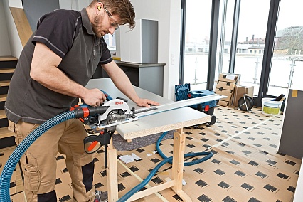Аккумуляторная дисковая пила Bosch GKS 18V-57 G 0.601.6A2.100