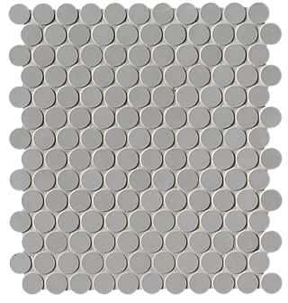 Мозаика Fap Ceramiche Milano&Floor Grigio Round Mosaico Matt 29,5x32,5 см, fNSX