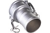 Камлок тип С (розетка с хвостовиком; 75 мм-3"; нержавеющая сталь) TITAN LOCK TL300CSS