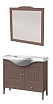 Мебель для ванной Caprigo Genova 105 см, 1 ящик, 2 дверцы, шоколад