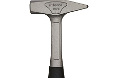 Слесарный цельнокованый молоток Inforce 500 г 06-16-13