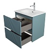 Мебель для ванной BelBagno Uno 60 см Голубой матовый