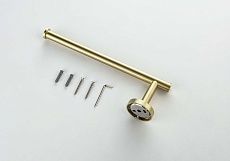 Полотенцедержатель Aquatek Оберон AQ4219BG шлифованное золото