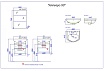 Тумба с раковиной Aqwella Аллегро 50 см 2 ящика