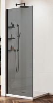 Душевая перегородка Vincea Walk-In VSW-1HWS100CGB 100x200 черный матовый, тонированное