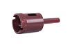 Коронка алмазная вакуумная по камню D28-10W-35L-Ш8 (28х35 мм; хвостовик HEX8 мм) Messer 06-36-028