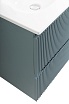 Тумба с раковиной BelBagno Uno 120 см, 4 ящика, Голубой матовый