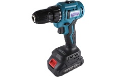 Аккумуляторная бесщеточная дрель-шуруповерт AktiTool cd20g-br set 20 В, 2 li-ion аккум. 2000 mah 2 101216