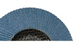 Круг лепестковый торцевой, прямой, цирконат 65% 125х22.2 мм, P-120 ABRAFORM AF-FLAP-FT-125-P120-ZR65