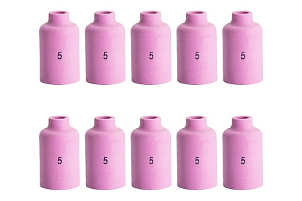 Сопло керамическое Basic TW 17-18-26 GL №5 42 мм, 8.0 мм, 10 шт Оберон BS54N17.10
