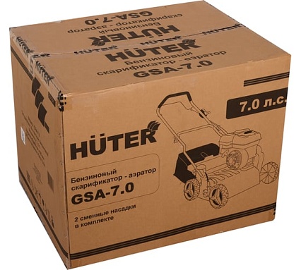 Бензиновый скарификатор-аэратор Huter GSA-7.0 70/16/1