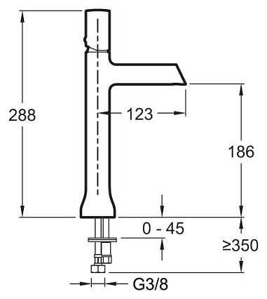 Смеситель для раковины Jacob Delafon Toobi E8960-CP