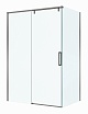 Душевой уголок BelBagno SOFT_CLOSE-1-AH-1-130/100-C-GM 130x100 прозрачный, оружейная сталь