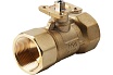 Двухходовой шаровой кран Techno 2015B латунный, под привод DN15, G1/2, КVS 4 640215-2