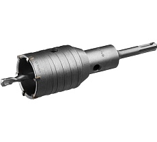 Коронка с державкой по бетону Зубр Профессионал 50 мм, SDS-Plus 2918-50