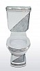 Чаша для унитаза Creavit Klasik KL310.001I0 диагональ серый