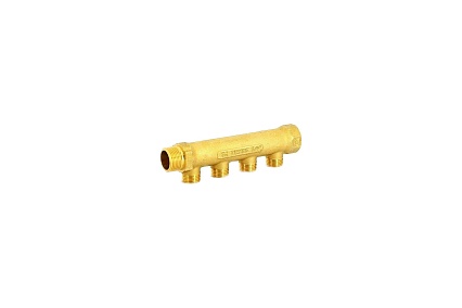 Коллектор Tiemme НВ 3/4", 4 выхода, 1/2", Н 36 мм 1910001