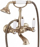 Смеситель для ванны Cezares First FIRST-VD-02-Bi бронза, белый