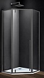 Душевой уголок Vincea Penta VSP-3P900CLGM 90x90 вороненая сталь, прозрачное