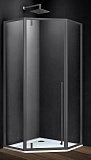 Душевой уголок Vincea Penta VSP-3P900CLGM 90x90 вороненая сталь, прозрачное