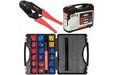 Набор кабельных наконечников с обжимными пассатижами Yato 551 предмет (пластиковый кейс) YT-068920