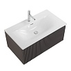 Мебель для ванной BelBagno Uno 80 см 1 ящик, Темно-серый матовый
