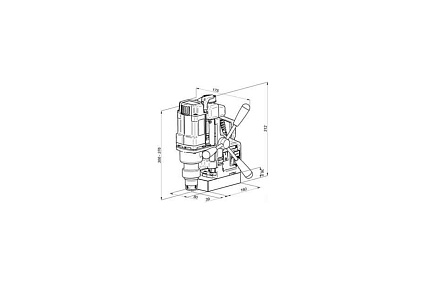 Магнитный сверлильный станок FE POWERTOOLS МС-36 Promotech Pro 36