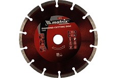 Диск алмазный отрезной сегментный Professional (180x22.2 мм) Matrix 73175