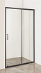 Душевая дверь Orange E02-120TB 120x190, прозрачная, черный