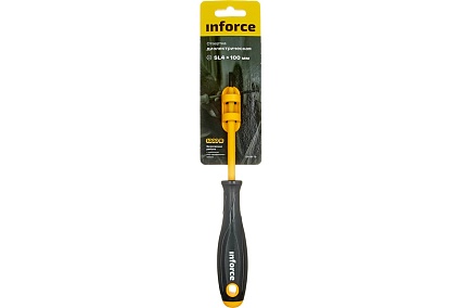 Диэлектрическая отвертка SL4х100мм Inforce 06-09-78