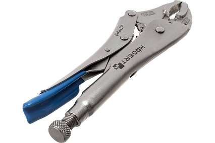 Зажимные клещи Hoegert Technik круглые губки, 250 мм HT1P380