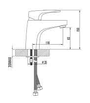 Смеситель для раковины Lemark Shift LM4306C