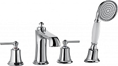 Смеситель на борт ванны Cezares Liberty LIBERTY-F-BVD4-01 хром