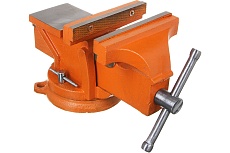 Слесарные тиски Ермак с поворотным механизмом, 150 мм 668-013