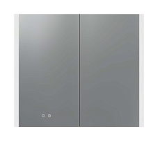 Зеркальный шкаф Aquatek 80x70 см с подсветкой, антипар, хром AQ7809-MLC