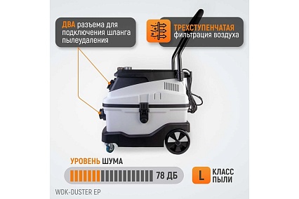 Промышленный пылесос Wiederkraft WDK-DUSTER EP