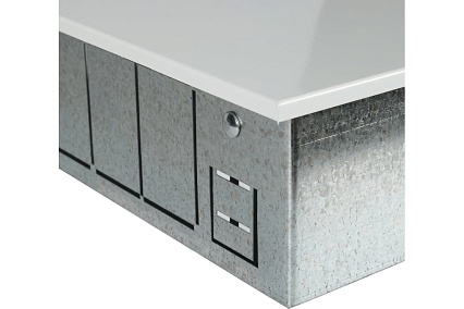 Распределительный встроенный шкаф STOUT ШРВ-4 11-12 выходов 670x125x896 SCC-0002-001112