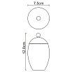 Косметическая емкость WasserKRAFT Ruwer K-6779 сталь