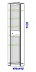 Шкаф пенал Aqwella Барселона 45 см Ba.05.45 угловой