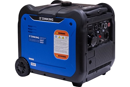Бензиновый инверторный генератор Dinking DK5500i 5.5 кВт, 230В/50Гц, DK180, бак 13.5 л, АВР ГЕН023