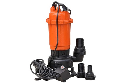 Насос дренажнo-фекальный SKIPER WQ30-PRO (нож WILD CUT, 3000 Вт, 350 л/мин, чугун, попл.выкл) 00-00010874
