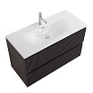 Тумба с раковиной BelBagno Uno 100 см Темно-серый матовый