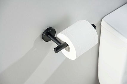 Держатель туалетной бумаги Aquatek Оберон AQ4208MB черный матовый