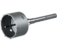 Коронка твердосплавная SDS-max, 100x250х110 мм, h=50 мм, М22.0x2.0 мм, с адаптером METALLICA Optima 907238