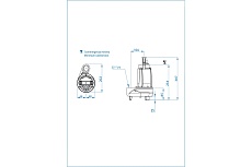 Погружной фекальный насос Dreno Pompe COMPATTA 1.5 T 2000330