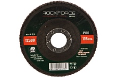 Диск лепестковый торцевой (115х22 мм; P80) Rockforce RF-FD480M(29634)