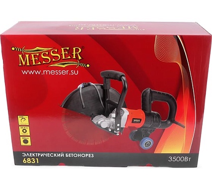 Электрический бетонорез Messer 6831 рез. 130 мм, диск 300 мм 10-46-831