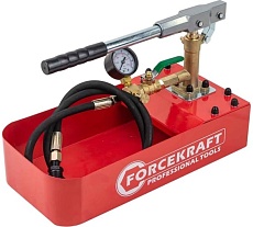 Насос ручной проверочный с манометром Forcekraft и шлангом 1м FK-HS-HP02(58960)