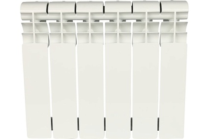 Биметаллический радиатор Rommer Profi BM 350 BI350-80-80-130 6 секций RAL9016 86630